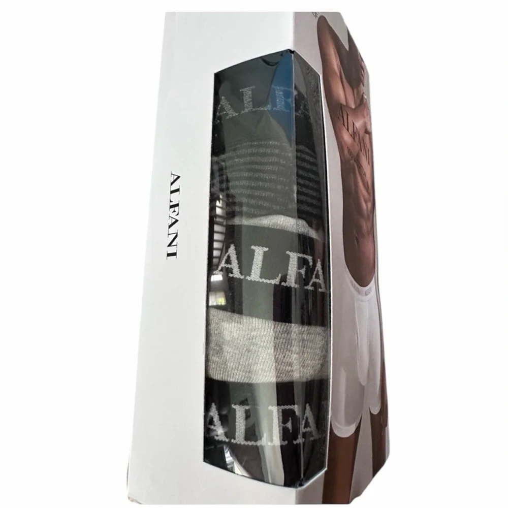 Alfani Regular Fit Solid Boxer Briefs, Pack of 4 Mens Small New In Box